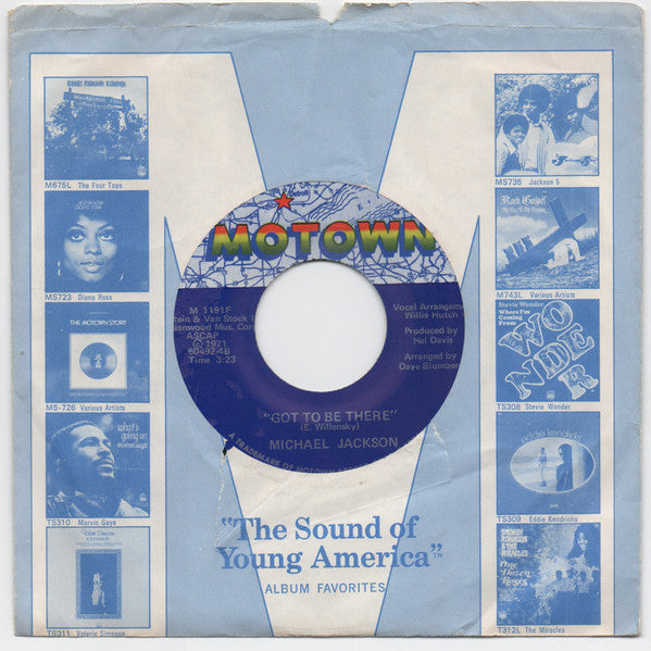 Michael Jackson - Got To Be There / Maria (You Were The Only One) (7", Single, Sup)