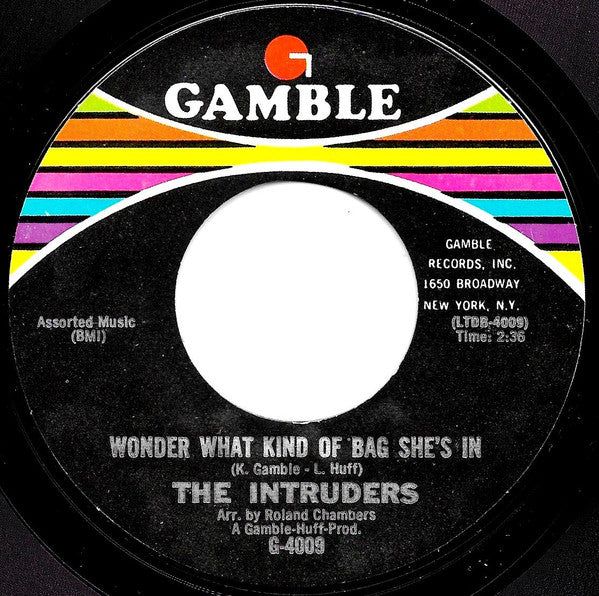 The Intruders : I'm Girl Scoutin' (7")