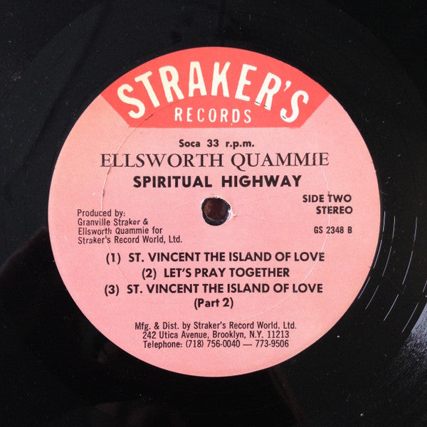 Ellsworth Quammie : The Spiritual Highway (LP, Album)