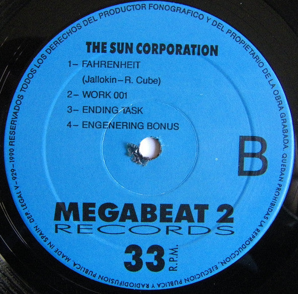 The Sun Corporation - Megabeat 2 (12", MiniAlbum, Blu)