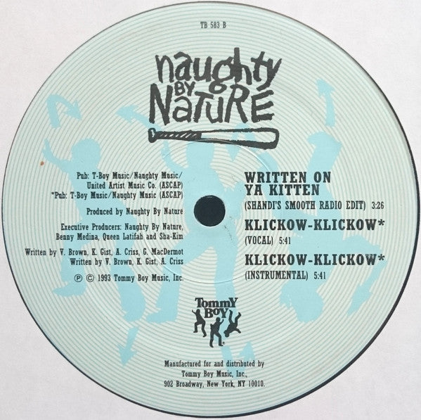 Naughty By Nature : Written On Ya Kitten / Klickow-Klickow (12")