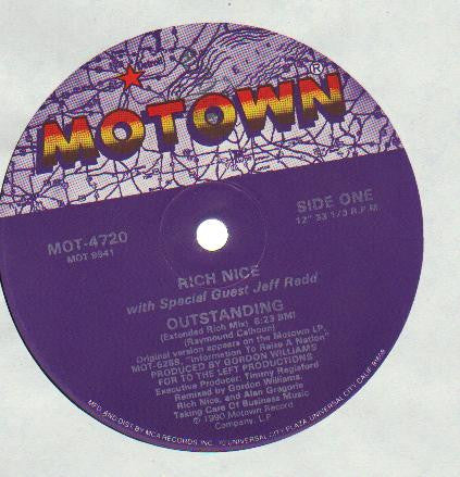 Rich Nice With Special Guest Jeff Redd - Outstanding (12")