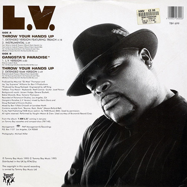 LV : Throw Your Hands Up b/w Gangsta's Paradise (12")