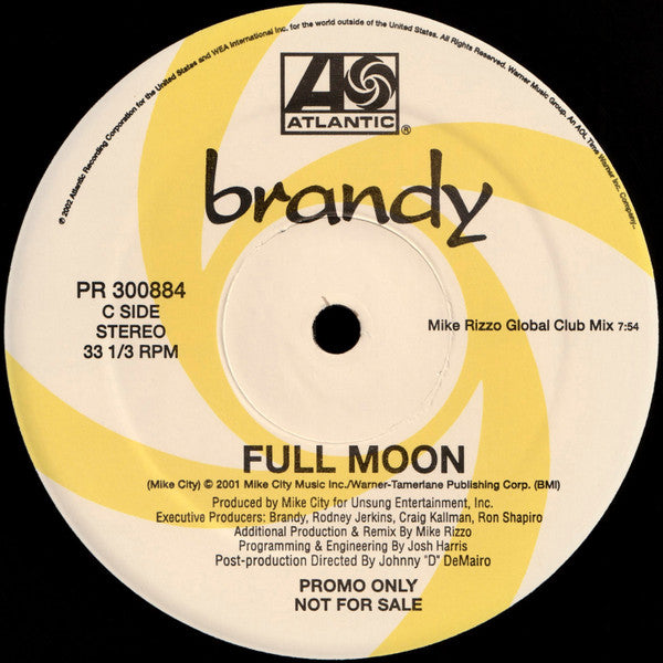 Brandy (2) : Full Moon (2x12", Single, Promo)