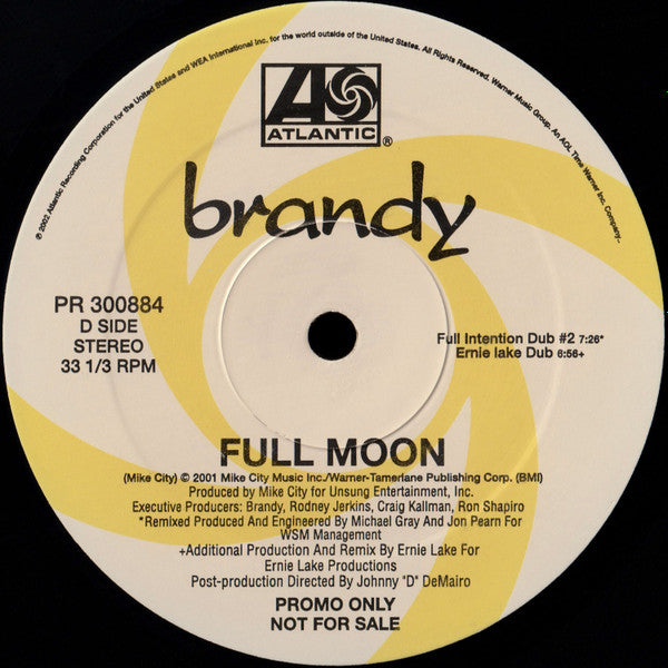 Brandy (2) : Full Moon (2x12", Single, Promo)