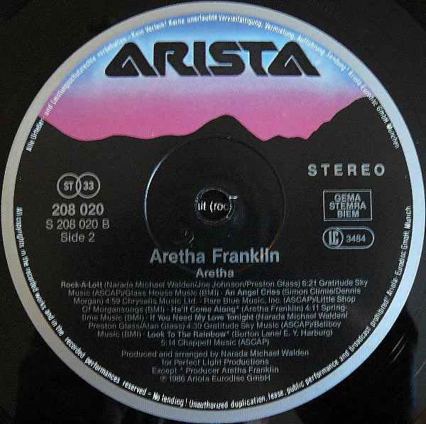 Aretha Franklin - Aretha (LP, Album)