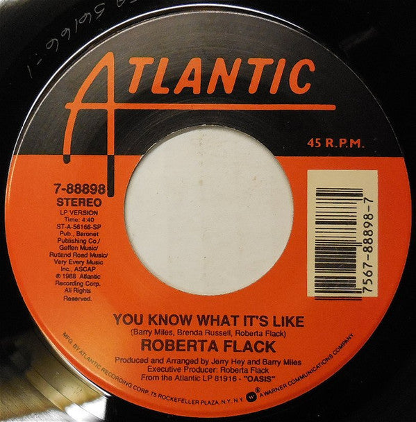 Roberta Flack - Shock To My System (7", Single)