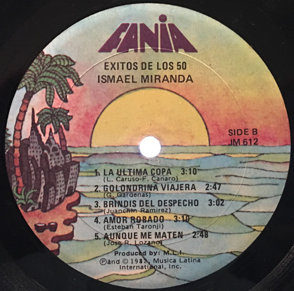 Ismael Miranda - Exitos De Los 50 (LP, Album)