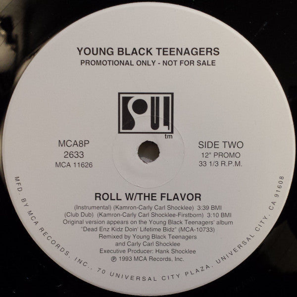 Young Black Teenagers - Roll W/The Flavor (12", Promo)