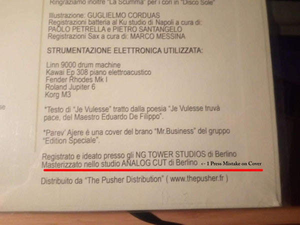 Nu Guinea : Nuova Napoli (LP, Album, RP)
