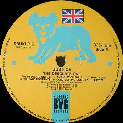 Just-Ice : The Desolate One (LP, Album)