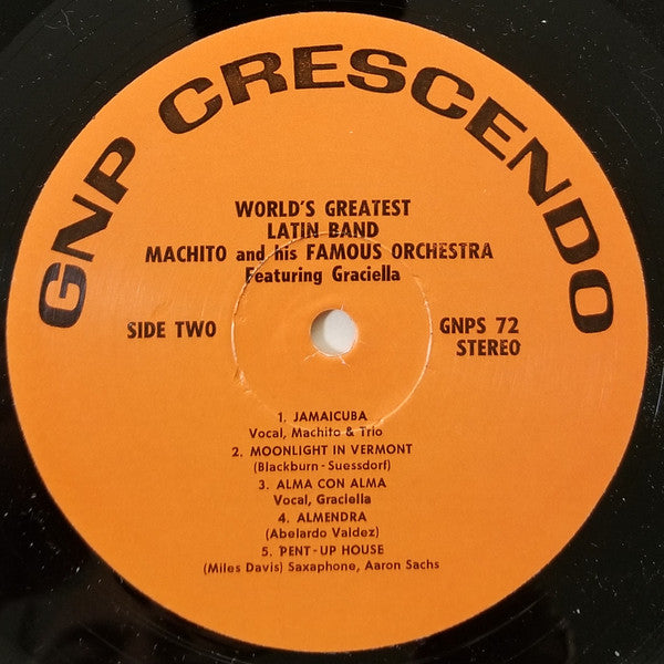 Machito And His Orchestra Featuring Graciela : World's Greatest Latin Band (LP, Album, RE)