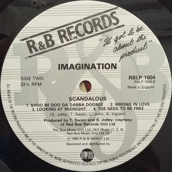 Imagination - Scandalous (LP, Album)