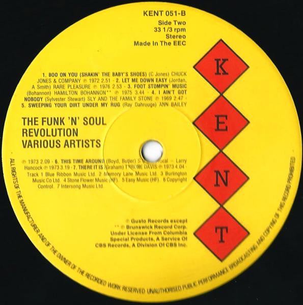 Various - The Funk 'N' Soul Revolution (LP, Comp, Mono)