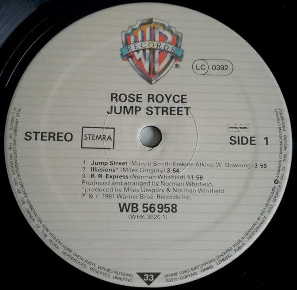Rose Royce : Jump Street (LP, Album)