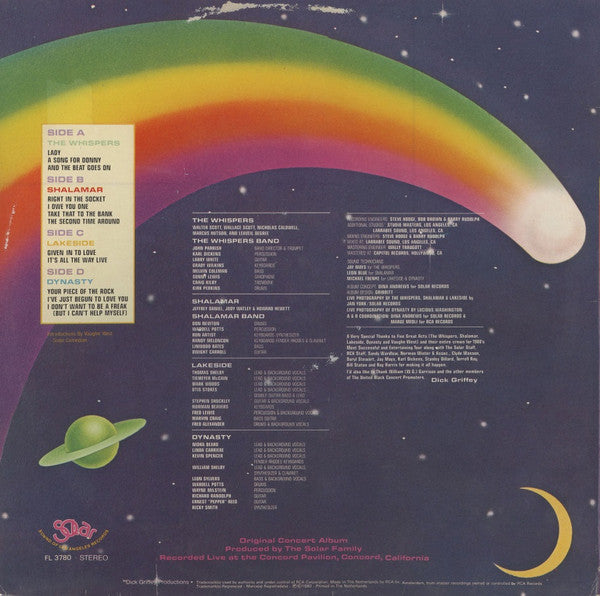 Various - Solar Galaxy Of Stars Live (2xLP, Comp)