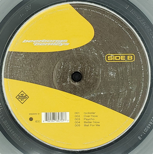 Post Malone - Beerbongs & Bentleys (2xLP, Album, Cle)