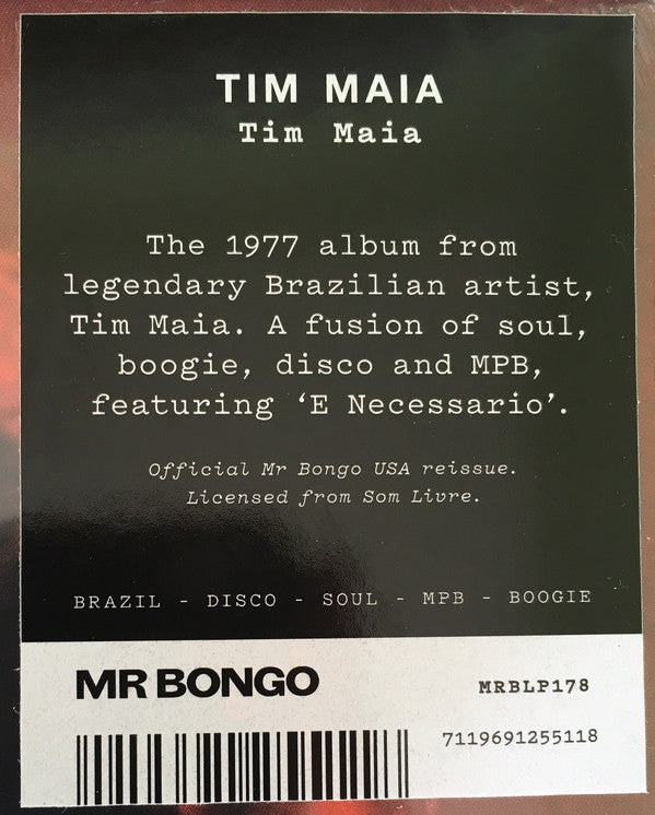 Tim Maia - Tim Maia (LP, Album, RE)