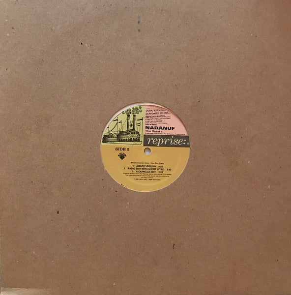 Nadanuf : The Breaks (12", Promo)