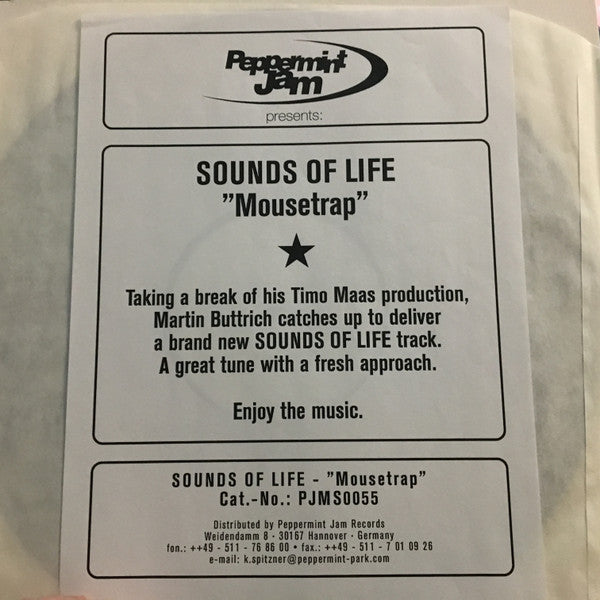 Sounds Of Life - Mousetrap (12", Promo, W/Lbl)