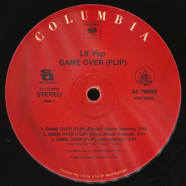 Lil' Flip : Game Over (Flip) (12")