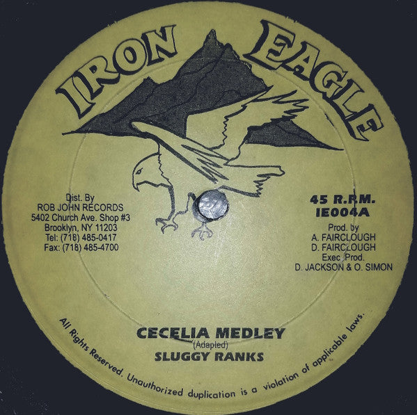 Sluggy Ranks / Ravon : Cecelia Medley / All Them Girls (12")