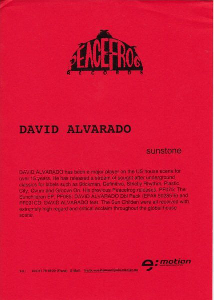 David Alvarado : Devotional (12")
