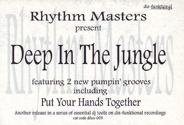 Rhythm Masters - Deep In The Jungle (12")