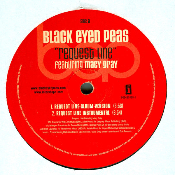 Black Eyed Peas : Request Line (12")