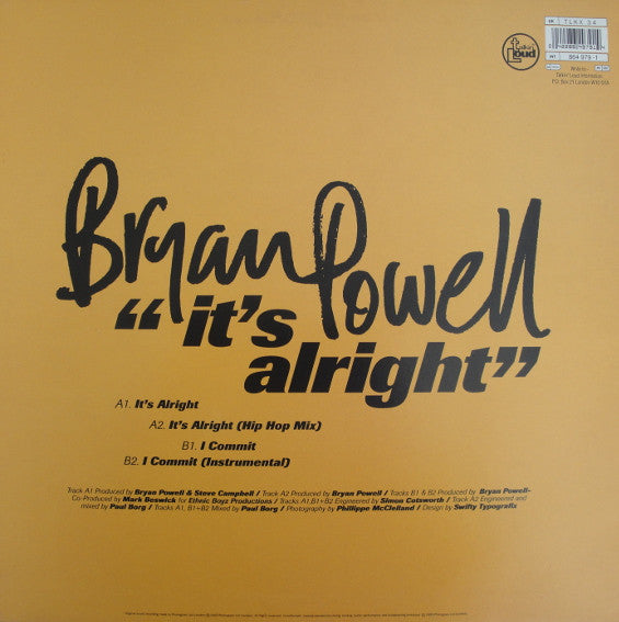 Bryan Powell : It's Alright / I Commit (12")