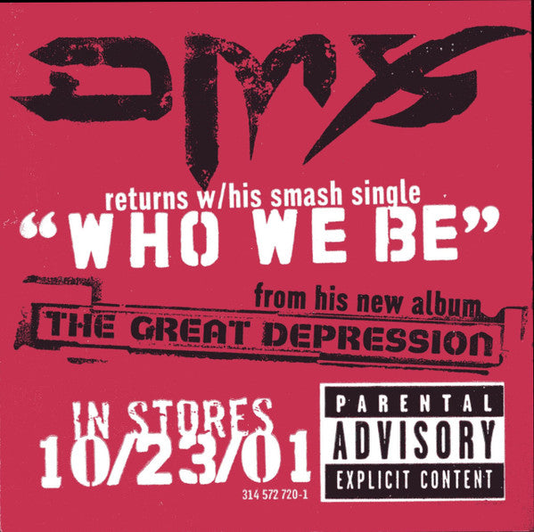 DMX - Who We Be (12", Single, Promo)