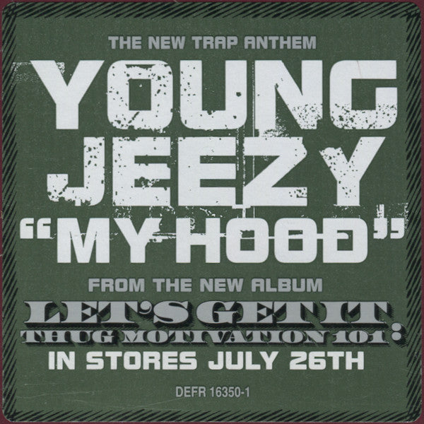 Young Jeezy - My Hood (12", Promo)