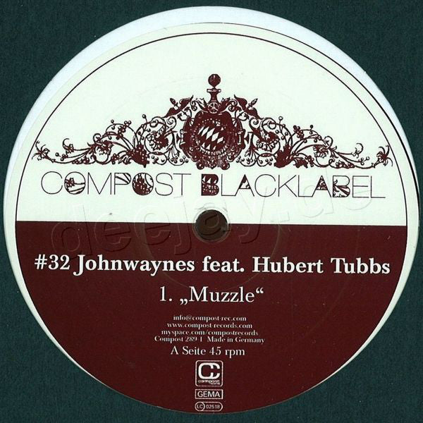 Johnwaynes Feat. Hubert Tubbs - Muzzle (12")