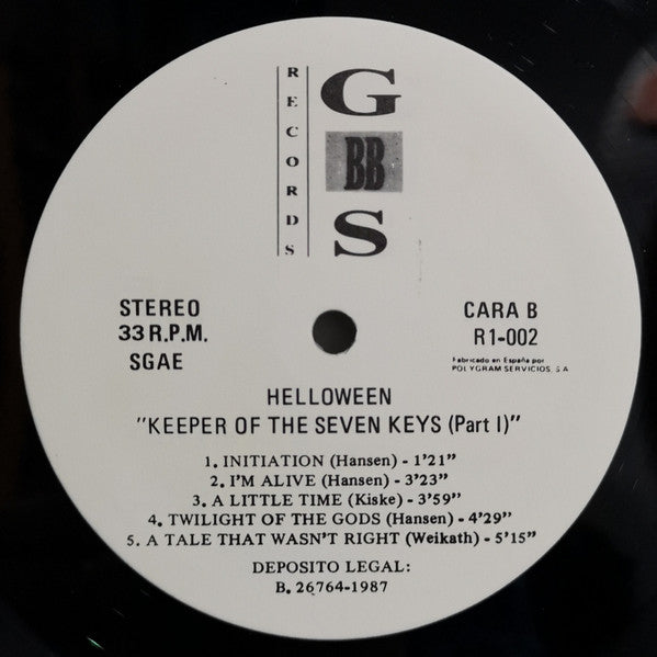 Helloween : Keeper Of The Seven Keys (Part I) (LP, Album, Gat)