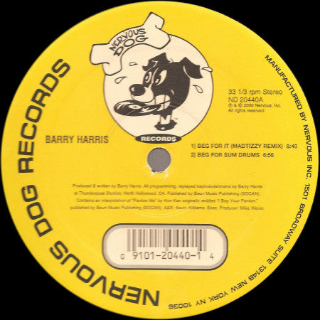 Barry Harris - Beg For It (12")