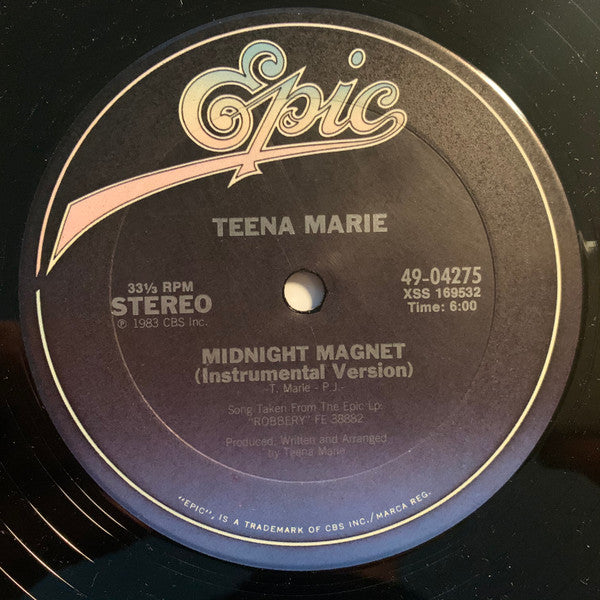 Teena Marie - Midnight Magnet (12", Single)