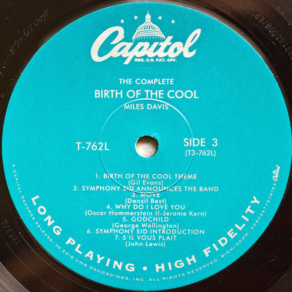Miles Davis - The Complete Birth Of The Cool (Comp, Mono, Ltd, RM + LP, Comp, Gat + LP, RE)