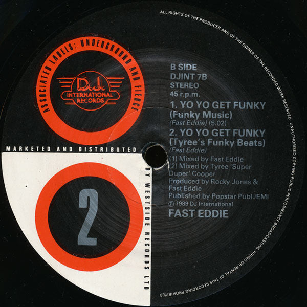 The DJ Fast Eddie* - Yo Yo Get Funky (12")
