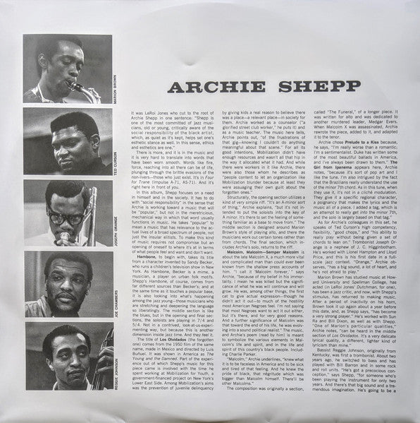 Archie Shepp - Fire Music (LP, Album, RE, 180)