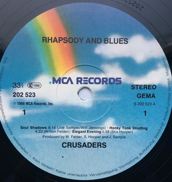 The Crusaders - Rhapsody And Blues (LP, Album, Gat)