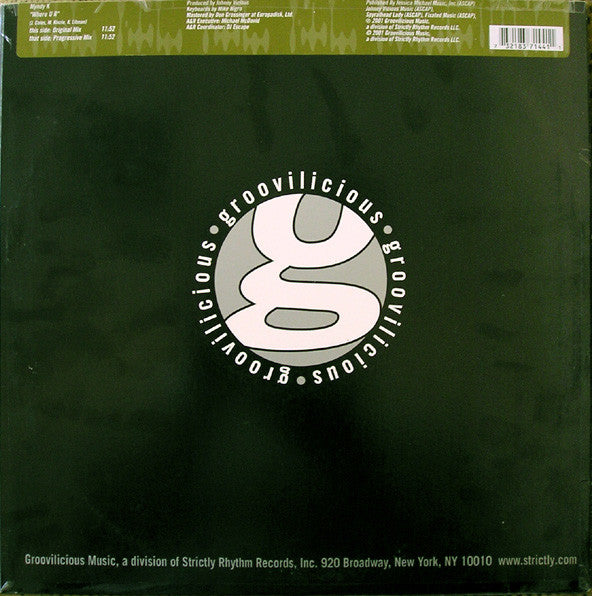 Myndy K. : Where U R (12")