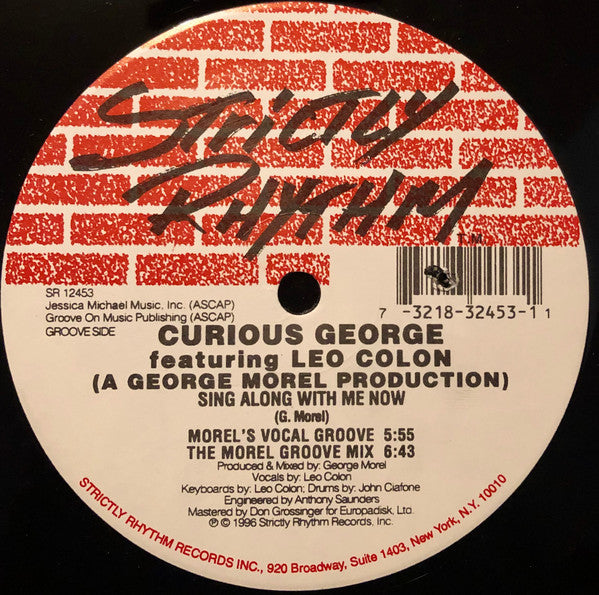 Curious George Featuring Leo Colon - Sing Along With Me Now (12")