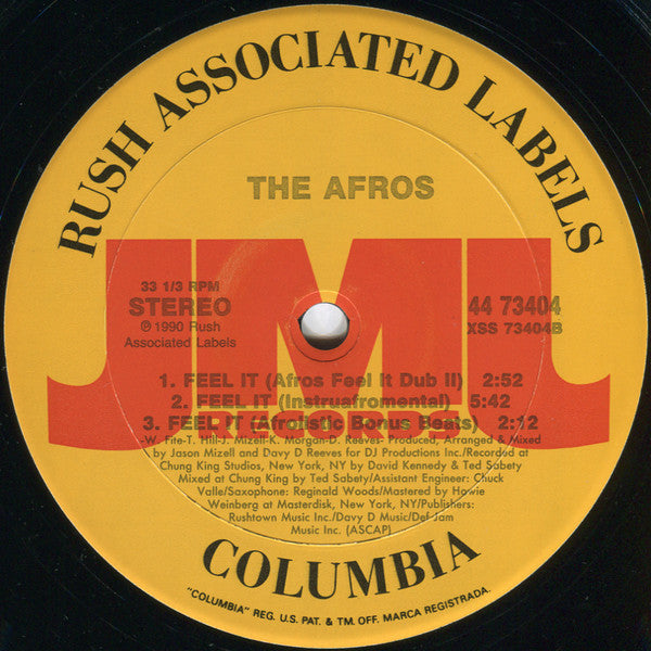 The Afros - Feel It (12", Single)