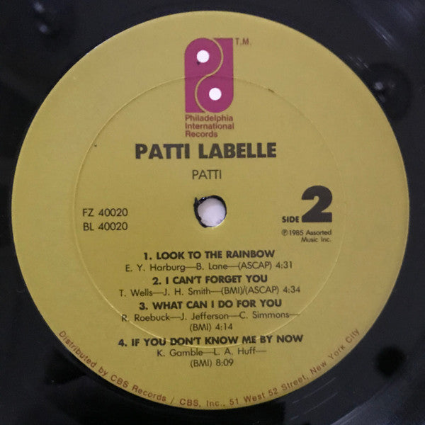 Patti Labelle - Patti (LP, Album, Pit)