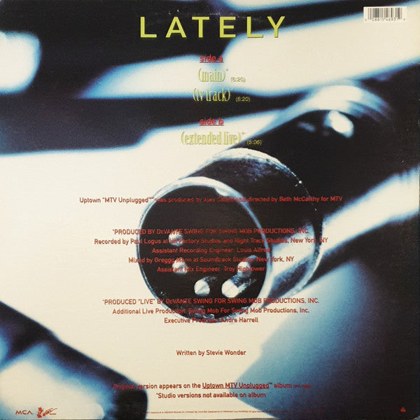 Jodeci - Lately (12", Single)