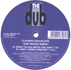 Claudio Coccoluto : Uno Nuovo Remix (12")
