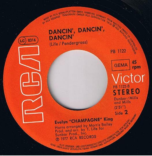 Evelyn King : Shame (7", Single)