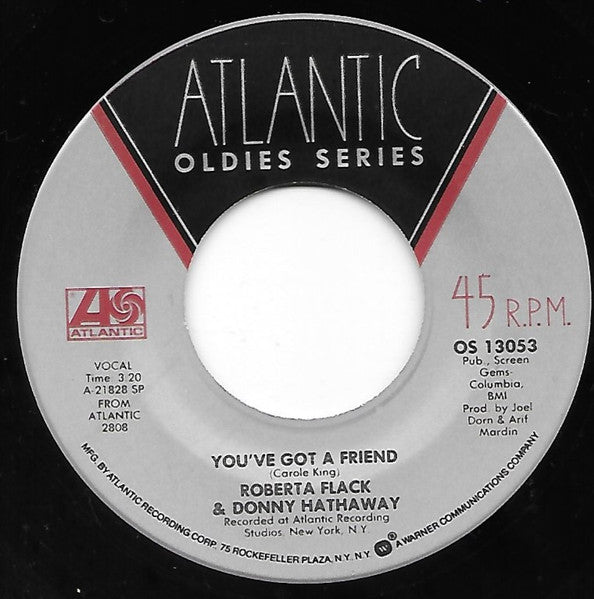 Roberta Flack & Donny Hathaway : Where Is The Love / You've Got A Friend (7", Single, RE, Sil)