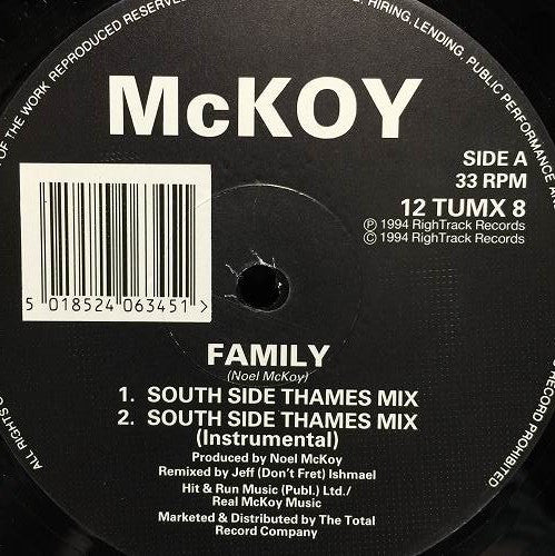 McKoy : Family (12")