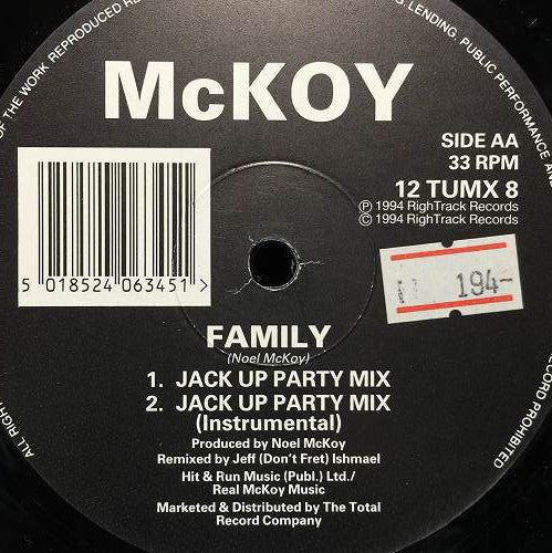 McKoy : Family (12")